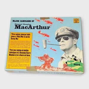 Major Campaigns of General Douglas MacArthur Board Game 1974